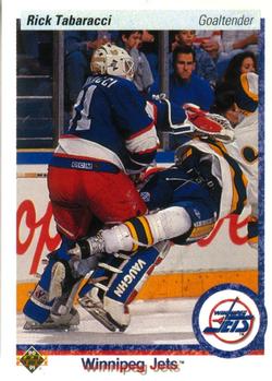 #520 Rick Tabaracci - Winnipeg Jets - 1990-91 Upper Deck Hockey