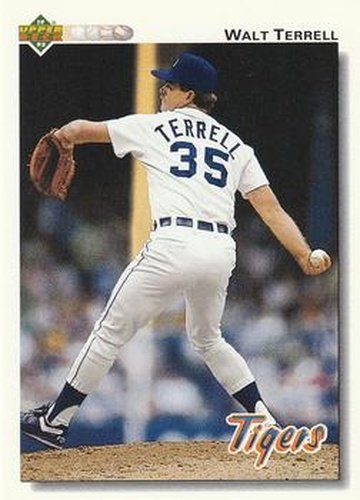 #520 Walt Terrell - Detroit Tigers - 1992 Upper Deck Baseball