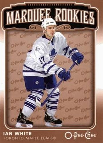 #520 Ian White - Toronto Maple Leafs - 2006-07 O-Pee-Chee Hockey