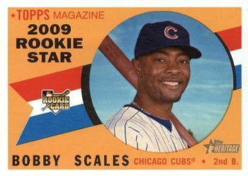 #520 Bobby Scales - Chicago Cubs - 2009 Topps Heritage Baseball