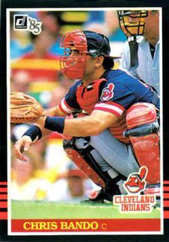 #520 Chris Bando - Cleveland Indians - 1985 Donruss Baseball
