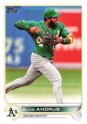 #520 Elvis Andrus - Oakland Athletics - 2022 Topps Baseball