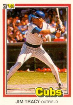 #520 Jim Tracy - Chicago Cubs - 1981 Donruss Baseball