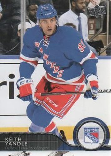 #520 Keith Yandle - New York Rangers - 2014-15 Upper Deck Hockey