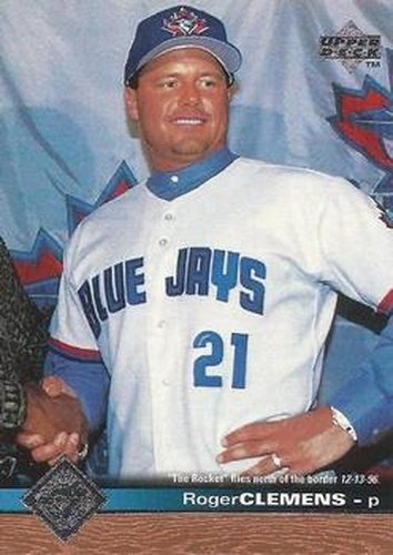 #520 Roger Clemens - Toronto Blue Jays - 1997 Upper Deck Baseball