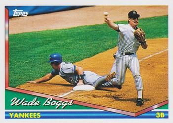 #520 Wade Boggs - New York Yankees - 1994 Topps Baseball