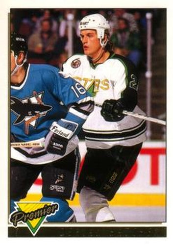 #520 Derian Hatcher - Dallas Stars - 1993-94 O-Pee-Chee Premier Hockey - Gold