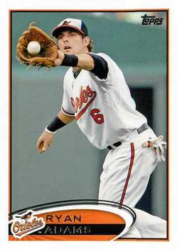 #520 Ryan Adams - Baltimore Orioles - 2012 Topps Baseball