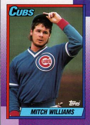 #520 Mitch Williams - Chicago Cubs - 1990 Topps Baseball