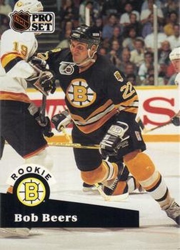 #520 Bob Beers - 1991-92 Pro Set Hockey