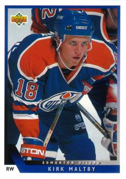 #520 Kirk Maltby - Edmonton Oilers - 1993-94 Upper Deck Hockey