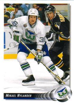 #520 Michael Nylander - Hartford Whalers - 1992-93 Upper Deck Hockey