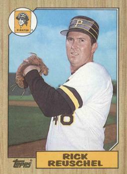 #521 Rick Reuschel - Pittsburgh Pirates - 1987 Topps Baseball