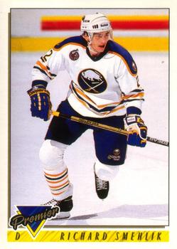 #521 Richard Smehlik - Buffalo Sabres - 1993-94 O-Pee-Chee Premier Hockey