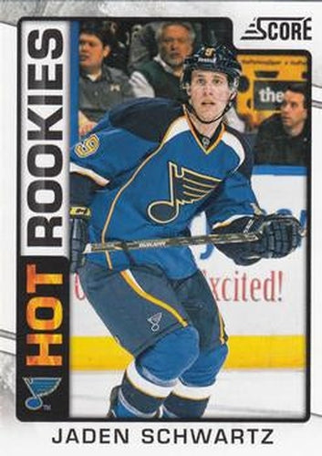 #521 Jaden Schwartz - St. Louis Blues - 2012-13 Score Hockey