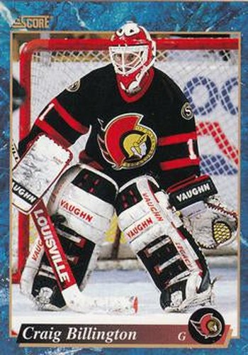 #521 Craig Billington - Ottawa Senators - 1993-94 Score Canadian Hockey