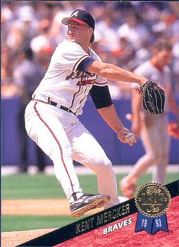 #521 Kent Mercker - Atlanta Braves - 1993 Leaf Baseball