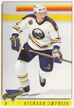 #521 Richard Smehlik - Buffalo Sabres - 1993-94 Topps Premier Hockey