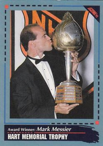 #521 Mark Messier - New York Rangers - 1992-93 Score Canadian Hockey