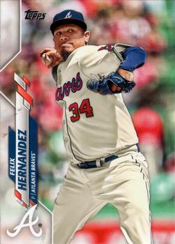 #521 Felix Hernandez - Atlanta Braves - 2020 Topps Baseball