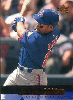 #521 Jose Cruz Jr. - Toronto Blue Jays - 2000 Upper Deck Baseball