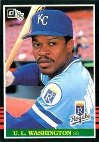 #521 U.L. Washington - Kansas City Royals - 1985 Donruss Baseball