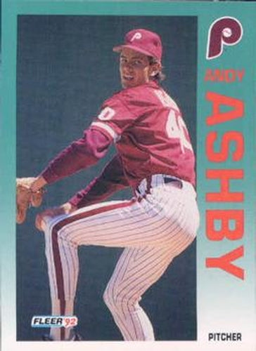 #521 Andy Ashby - Philadelphia Phillies - 1992 Fleer Baseball