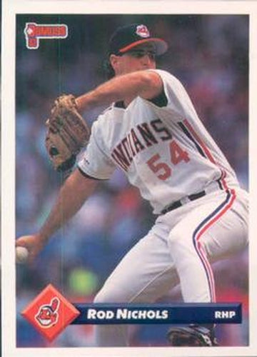 #521 Rod Nichols - Cleveland Indians - 1993 Donruss Baseball