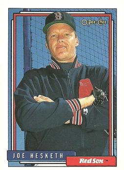 #521 Joe Hesketh - Boston Red Sox - 1992 O-Pee-Chee Baseball