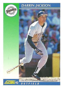 #521 Darrin Jackson - San Diego Padres - 1992 Score Baseball