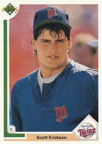 #522 Scott Erickson - Minnesota Twins - 1991 Upper Deck Baseball