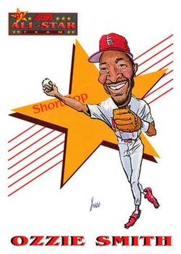 #522 Ozzie Smith - St. Louis Cardinals - 1993 Score Baseball