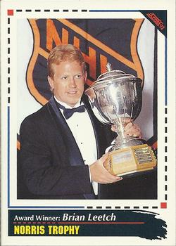 #522 Brian Leetch - New York Rangers - 1992-93 Score USA Hockey