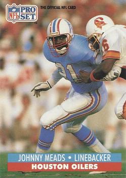#522 Johnny Meads - Houston Oilers - 1991 Pro Set Football