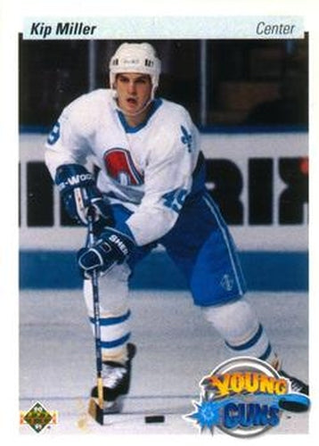 #522 Kip Miller - Quebec Nordiques - 1990-91 Upper Deck Hockey