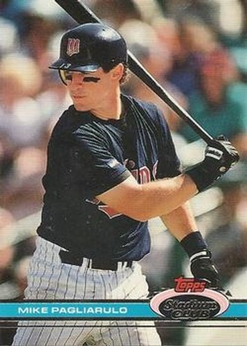 #522 Mike Pagliarulo - Minnesota Twins - 1991 Stadium Club Baseball