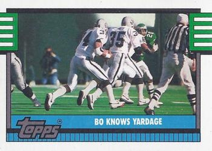 #522 Bo Jackson - Los Angeles Raiders - 1990 Topps Football