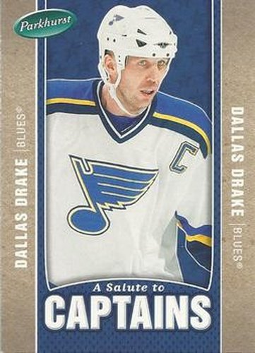 #522 Dallas Drake - St. Louis Blues - 2005-06 Parkhurst Hockey