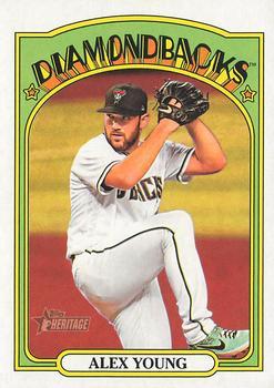 #522 Alex Young - Arizona Diamondbacks - 2021 Topps Heritage Baseball