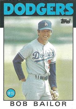#522 Bob Bailor - Los Angeles Dodgers - 1986 Topps Baseball