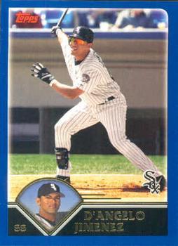 #522 D'Angelo Jimenez - Chicago White Sox - 2003 Topps Baseball