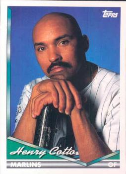 #522 Henry Cotto - Florida Marlins - 1994 Topps Baseball