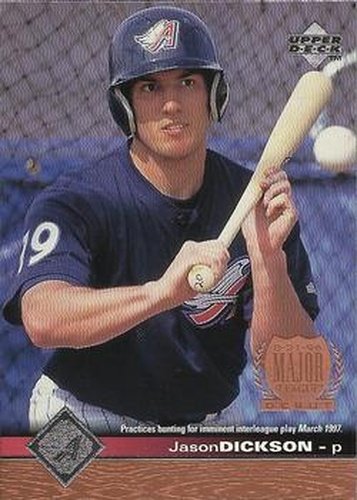 #522 Jason Dickson - Anaheim Angels - 1997 Upper Deck Baseball