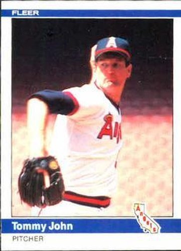 #522 Tommy John - California Angels - 1984 Fleer Baseball