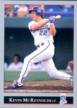 #522 Kevin McReynolds - Kansas City Royals - 1992 Leaf Baseball