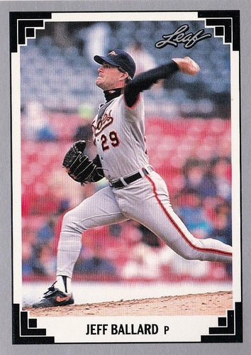 #522 Jeff Ballard - Baltimore Orioles - 1991 Leaf Baseball