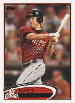 #522 Matt Downs - Houston Astros - 2012 Topps Baseball