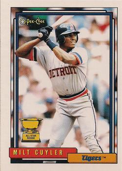 #522 Milt Cuyler - Detroit Tigers - 1992 O-Pee-Chee Baseball
