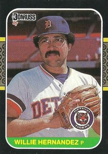 #522 Willie Hernandez - Detroit Tigers - 1987 Donruss Baseball