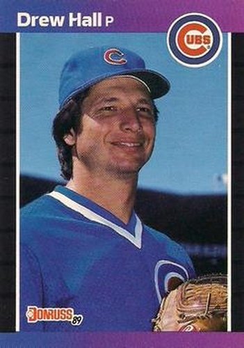 #522 Drew Hall - Chicago Cubs - 1989 Donruss Baseball